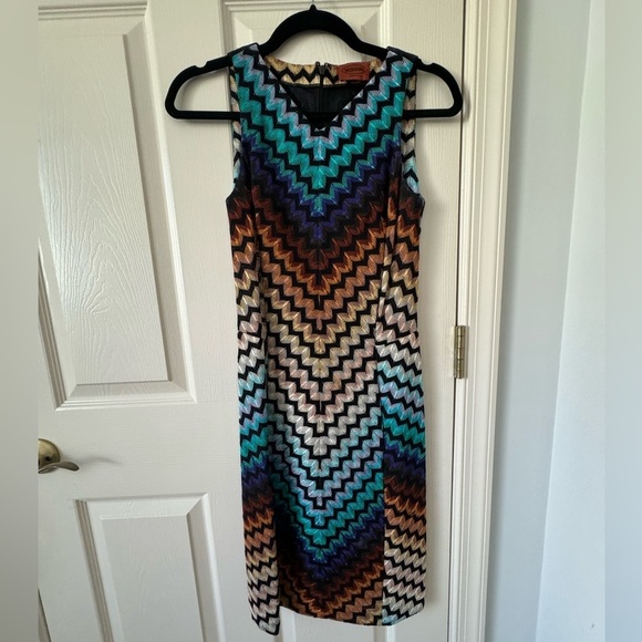 MISSONI  Rainbow Zig Zag dress WORN ONCE - Picture 5 of 9
